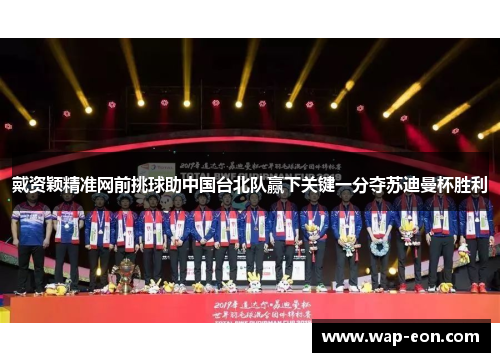 戴资颖精准网前挑球助中国台北队赢下关键一分夺苏迪曼杯胜利